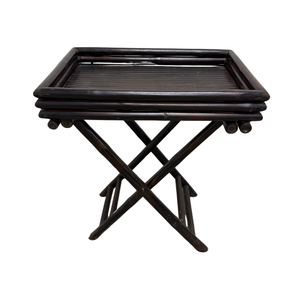 BAMBOO BUTLER TRAY DARK WOOD