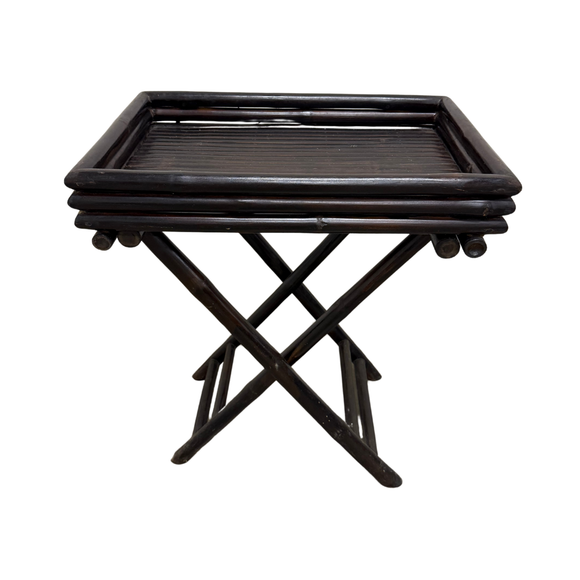 BAMBOO BUTLER TRAY DARK WOOD
