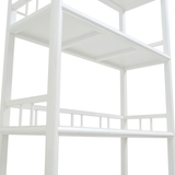 BOOKSHELF 5 SHELVING WHITE WASH MQZ-56