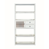 BOOKSHELVE 2DW1DR WHITE CH-52