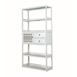 BOOKSHELVE 2DW1DR WHITE CH-52