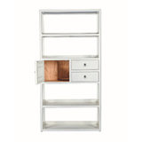 BOOKSHELVE 2DW1DR WHITE CH-52