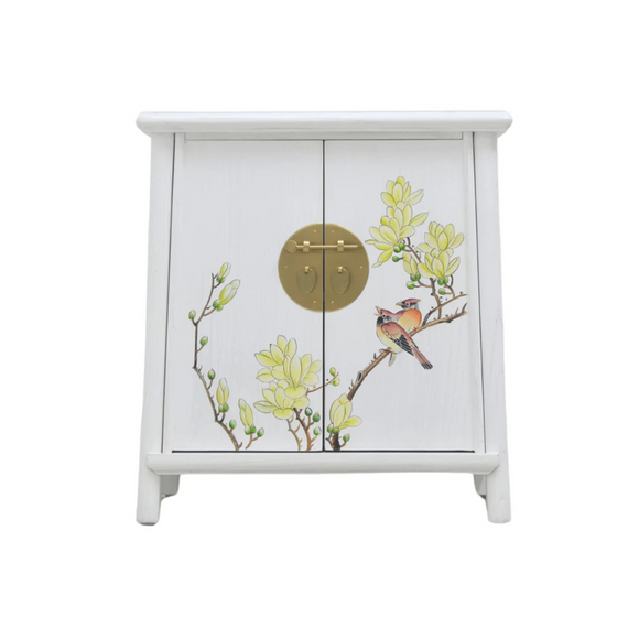 A SHAPE CABINET FLEUR H60CM WHITE WASH MQZ-20