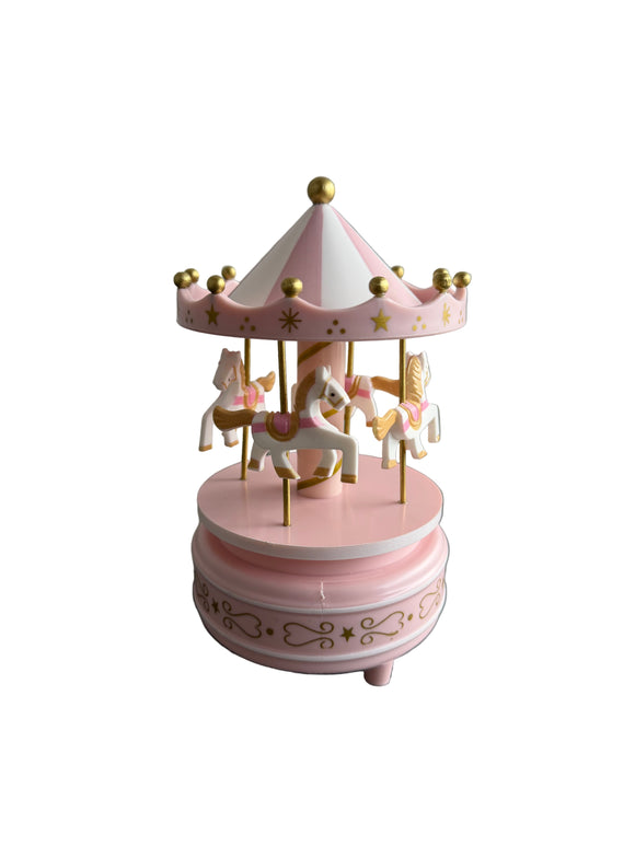 CAROUSEL HORSE BABY PINK #2