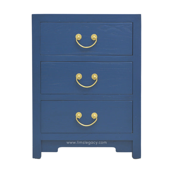 CABINET 3 DRAWER BLUE WASH MQZ-39