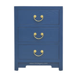 CABINET 3 DRAWER BLUE WASH MQZ-39