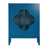 CABINET CLOVER 2DR BLUE X-22