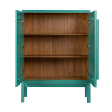 CABINET CLOVER 2DR TURQUOISE X-22
