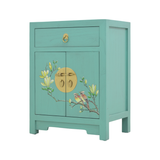 CABINET FLEUR 1DW2DR TURQUOISE WASH MQZ-08