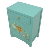 CABINET FLEUR 1DW2DR TURQUOISE WASH MQZ-08