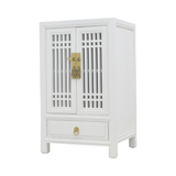 CABINET LATTICE 1DW2DR WHITE WASH MQZ-26