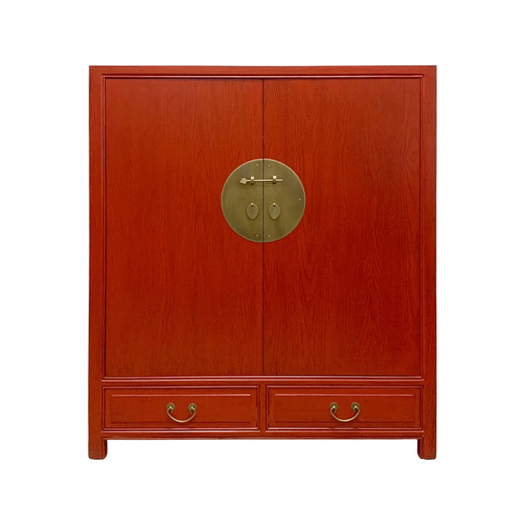 CABINET ORIENT 2DW2DR RED WASH MQZ-36
