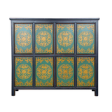 CABINET TIBETAN 8DR GREEN X-38