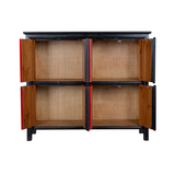 CABINET TIBETAN 8DR RED X-39