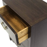 CABINET 3 DRAWER DARK WOOD MQZ-39