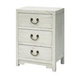 CABINET 3 DRAWER WHITE WASH MQZ-39