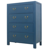 CABINET DRAWER 4DW BLUE WASH MQZ-30