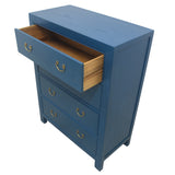 CABINET DRAWER 4DW BLUE WASH MQZ-30