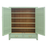 CABINET LATTICE 2DW2DR MINT WASH MQZ-35