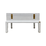 COFFEE TABLE CHEST ORIENT WHITE WASH MQZ-24