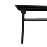 CONSOLE TABLE OPEN SHELVING BLACK CH-69