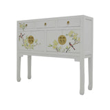 CONSOLE FLEUR 3DW4DR WHITE WASH MQZ-14
