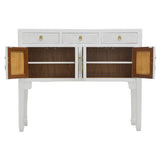 CONSOLE RATTAN 3DW4DR WHITE WASH MQZ-301
