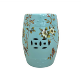 DRUM STOOL CERAMIC MAG TURQUOISE
