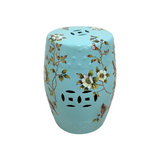 DRUM STOOL CERAMIC MAG TURQUOISE