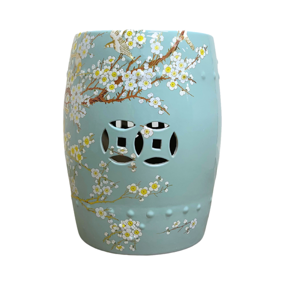 DRUM STOOL CHERRY BLOSSOM MINT