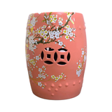 DRUM STOOL CHERRY BLOSSOM PINK