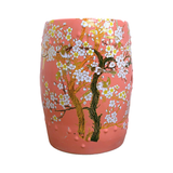 DRUM STOOL CHERRY BLOSSOM PINK