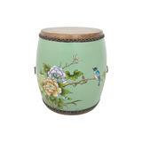 DRUM STOOL FLEUR MINT