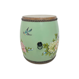 DRUM STOOL FLEUR MINT