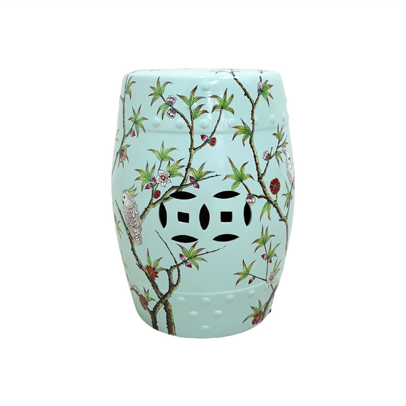 DRUM STOOL PARROT MINT