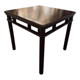 DINING TABLE MING SQUARE DARK WOOD 5CH-001