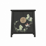 A SHAPE CABINET FLEUR H60CM BLACK WASH MQZ-20