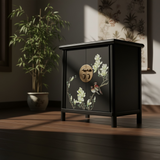 A SHAPE CABINET FLEUR H60CM BLACK WASH MQZ-20