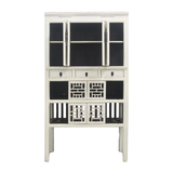 KITCHEN CABINET MING CARVED WHITE CH-29