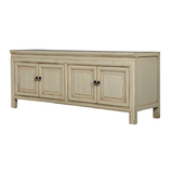 LOW CABINET 4DR RUSTIC WHITE X-51