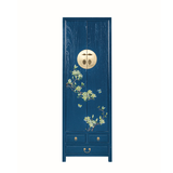NARROW CABINET FLEUR BLUE WASH MQZ-37