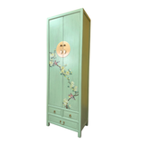 NARROW CABINET FLEUR MINT WASH MQZ-37