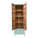 NARROW CABINET FLEUR MINT WASH MQZ-37
