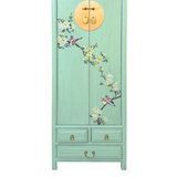 NARROW CABINET FLEUR MINT WASH MQZ-37