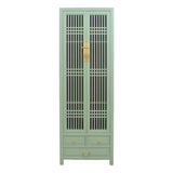 NARROW CABINET LATTICE MINT WASH MQZ-12