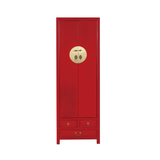 NARROW CABINET ORIENT RED WASH MQZ-37