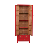 NARROW CABINET ORIENT RED WASH MQZ-37