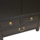 NARROW CABINET ORIENT BLACK WASH MQZ-37