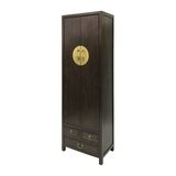 NARROW CABINET ORIENT DARK WOOD MQZ-37