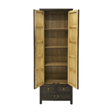 NARROW CABINET ORIENT DARK WOOD MQZ-37